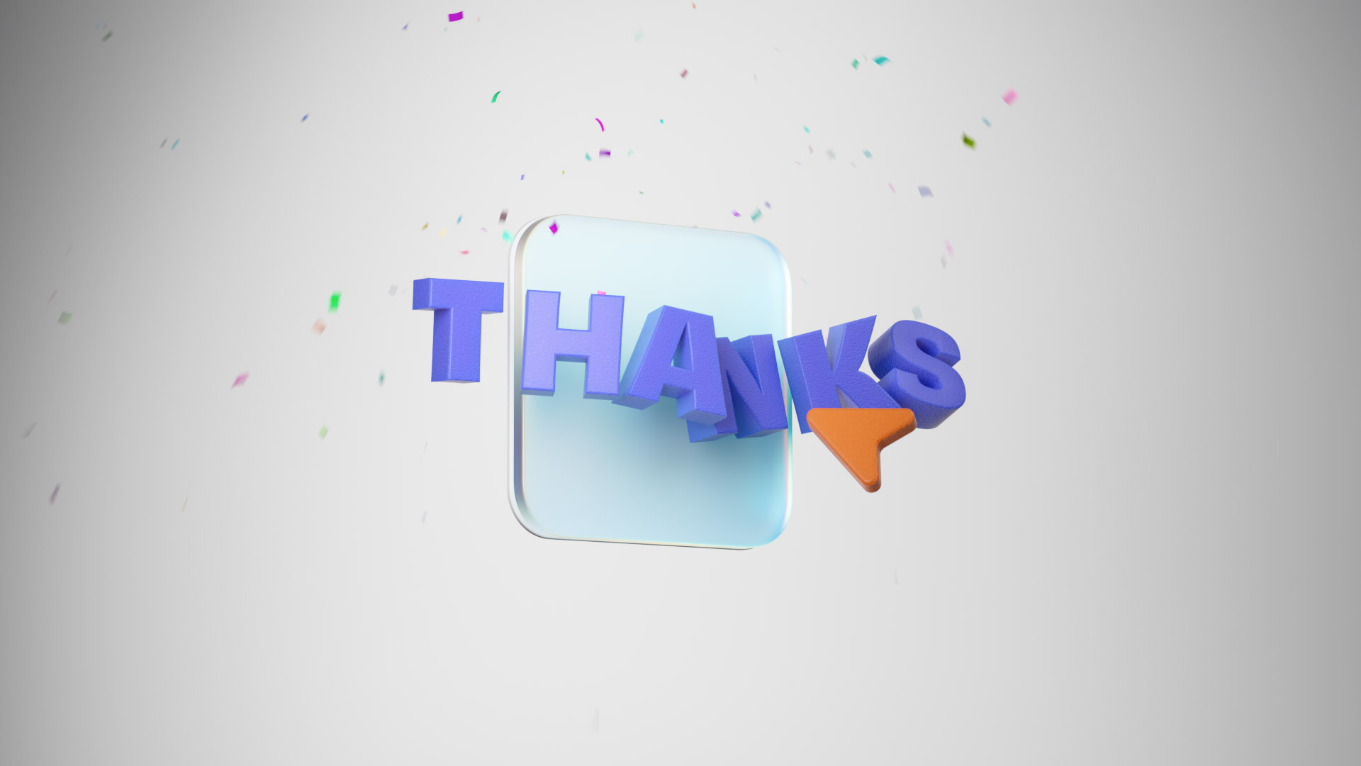 Thanks Animation after effects cinema 4d dynamics gravity motion design motion graphics redshift thanksgiving ui