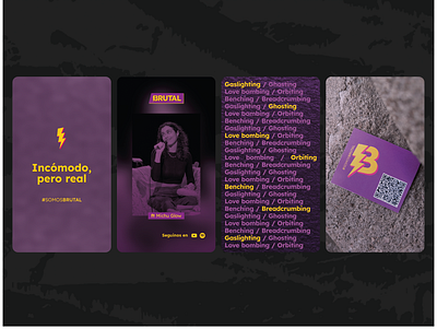 Brutal Podcast — Logo Applications on Digital Platforms brand brand identity brand identity design brand system branding branding system color variations design graphic design logo logo design logo exploration logo variations modern branding podcast podcast branding responsive logo design vector visual identity