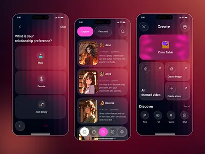 AI Community - Mobile app ai ai app ai assistant ai chat ai community ai interior suggestions ai mobile app ai powered app app community mobile mobile app relationship app smart ai smart assistant social app