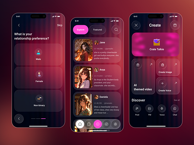 AI Community - Mobile app ai ai app ai assistant ai chat ai community ai interior suggestions ai mobile app ai powered app app community mobile mobile app relationship app smart ai smart assistant social app