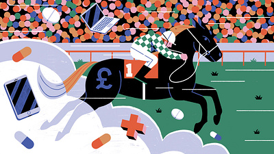 Shareholder Investments character digital editorial finance financial illustration folioart illustration