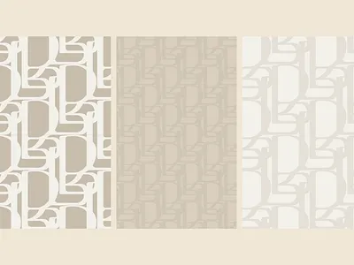 Le Bar à Brushing - Logo Pattern beige brand branding design graphic design illustration logo minimal motif nude pattern vector white