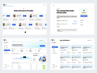 Local Service Finder Application app ui application dashboard local service local service finder ui micro worker saas service finder service provider web app web application worker