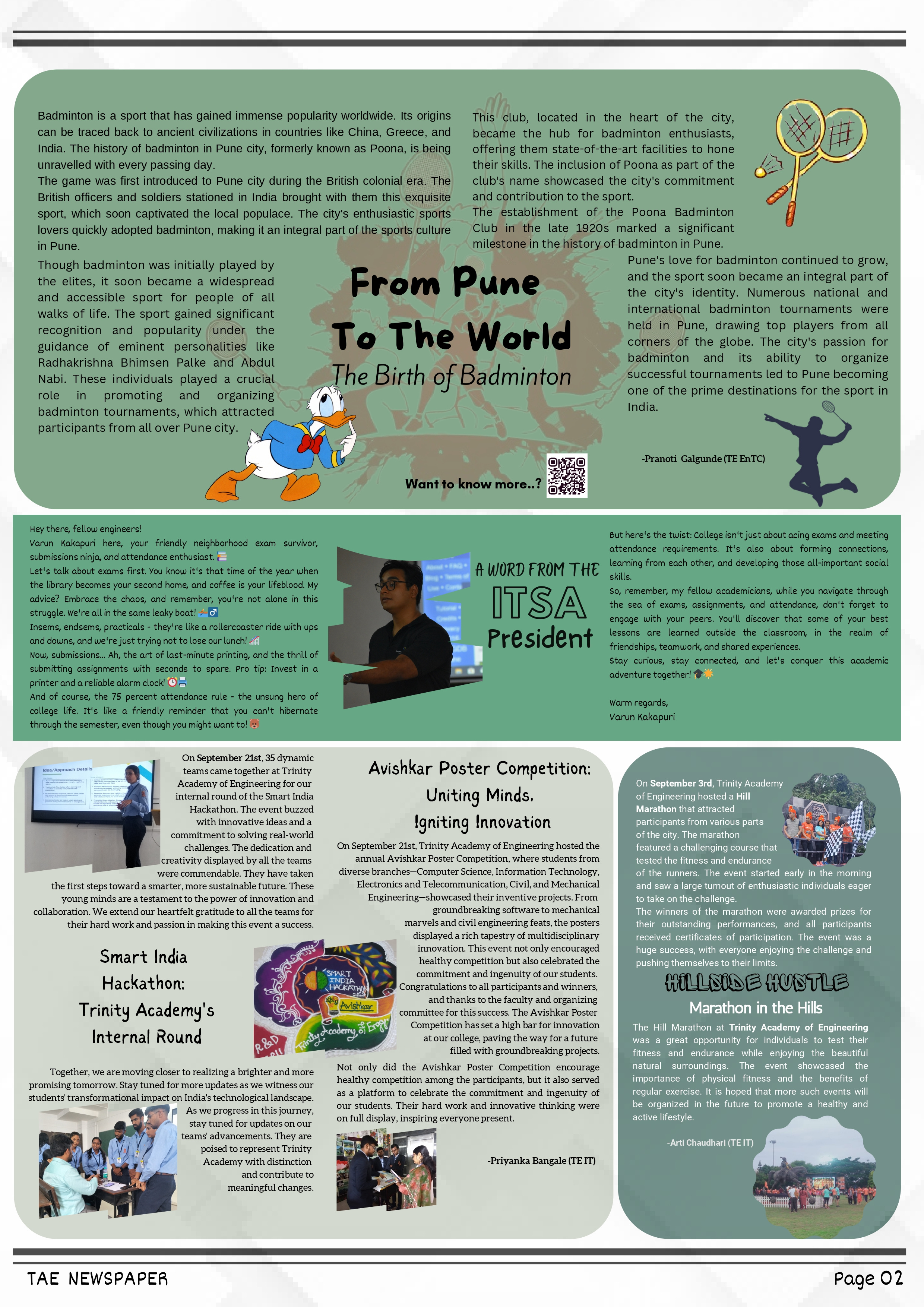 Example of Newsletter Design