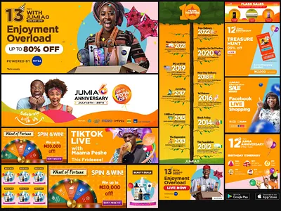 Anniversary Campaign - Ecommerce branding ecommerce graphic design illustration