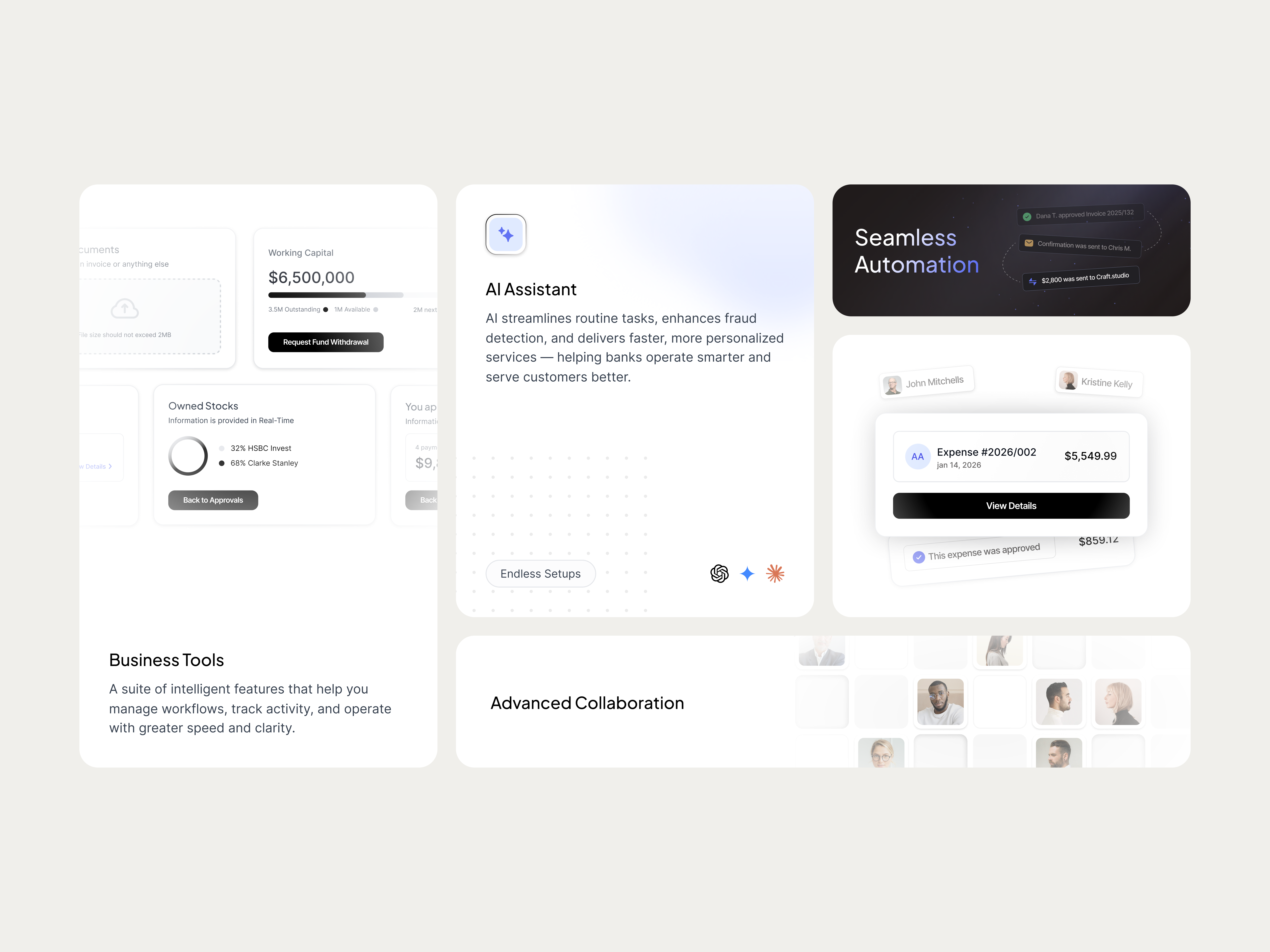 Bento Grid bento grids features landing page ui