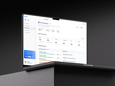 ACIO | AI Marketing SaaS platform app branding color graphic design logo marketing product design saas typography ui ux web web app web design