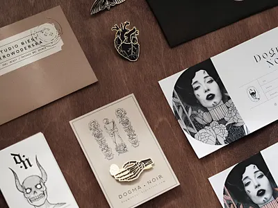 Bon branding design graphic design illustration voucher and pin design