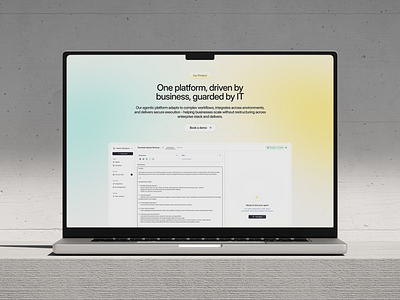 duvo.ai website design ai clean design futuristic gradients landing page light theme minimal platform saas ui design website website design white yellow