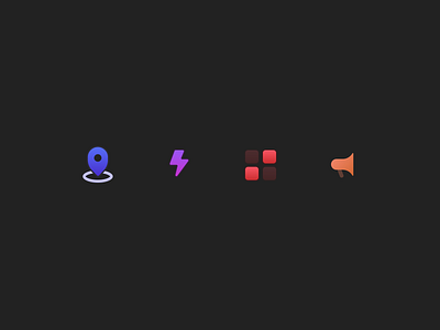 Icons set vol 2. branding illustration