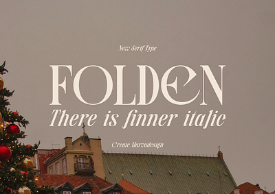 FOLDEN Font beauty book text christmas classy display elegant feminine headline high contrast holiday italic luxury minimalist poster romantic serif sophisticated typeface typography winter