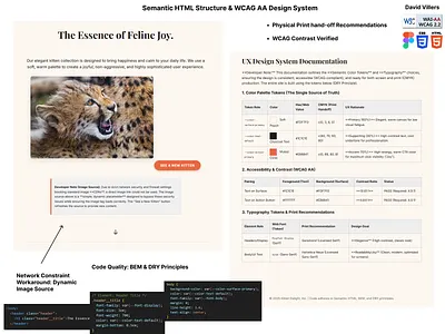 BEM-Styled Layout with CMYK Print Handoff Specs accessibility bem cmyk contrast css variables css3 design system documentation dry figma front end html5 portfolio print design semantic html style guide ux engineer wcag wcag 2.2 aa web design