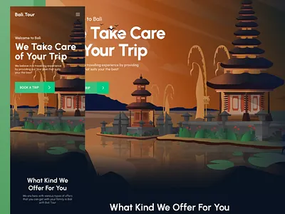 Travel UI Design Concept 3d animation branding design graphic design illustration logo motion graphics ui vector