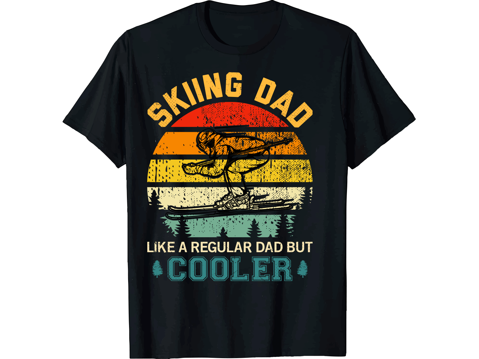 Skiing T-Shirt Design downhill skiing mountain skiing outdoor sports design retro ski design ski apparel ski badge design ski dad design ski illustration ski lifestyle ski lover gift ski tshirt ski vector art skier graphic skiing artwork skiing dad skiing t shirt snow sports tshirt vintage ski shirt winter sports design winter tshirt design