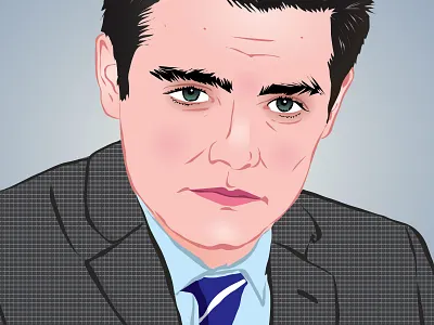 Nick Fuentes design illustration portrait quickhoney