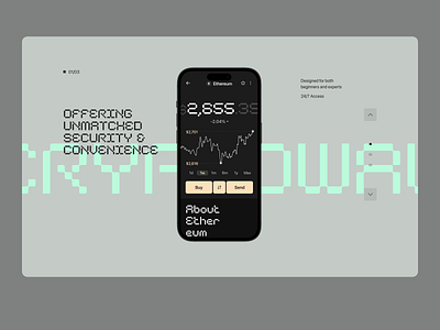 Safyre website product screen app crypto landing crypto trading crypto wallet crypto web3 design ethereum fintech ui interface design mobile ui ux wallet wallet app web web3 website