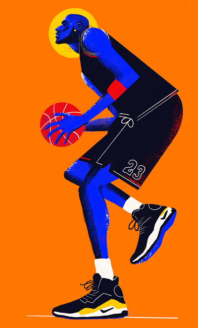 MJ23 basketball basketball illustration character illustrated jordan illustration illustrator jordan jordan illustration micheal jordan mj mj23 nba nba illustration people portrait portrait illustration procreate