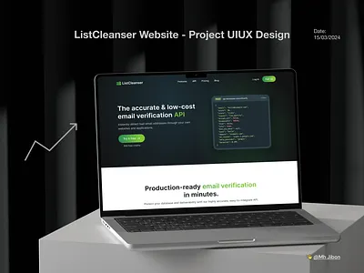 ListCleanser Website UI UX Design case study design landing landing page landing page design trendy design u ui ui design user interface design web web design website website design