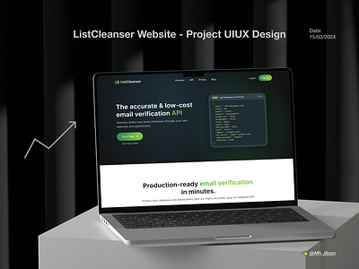 ListCleanser Website UI UX Design case study design landing landing page landing page design trendy design u ui ui design user interface design web web design website website design