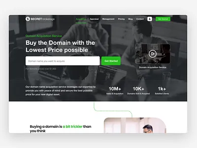 Landing Page Design branding homepage landing page ui ux web website