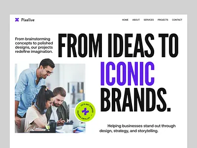 Agency Website Design – Modern UI/UX, Branding, Marketing Agency agency brand identity branding branding studio creative agency digital agency digital studio framer website hero section iconic marketing marketing studio modern new brand establishment portfolio typography typography based design webflow web design webflow website layout