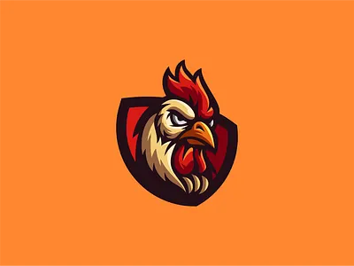 ROOSTER brand branding design emblem forsale graphic design illustration logo motion graphics sport ui vector