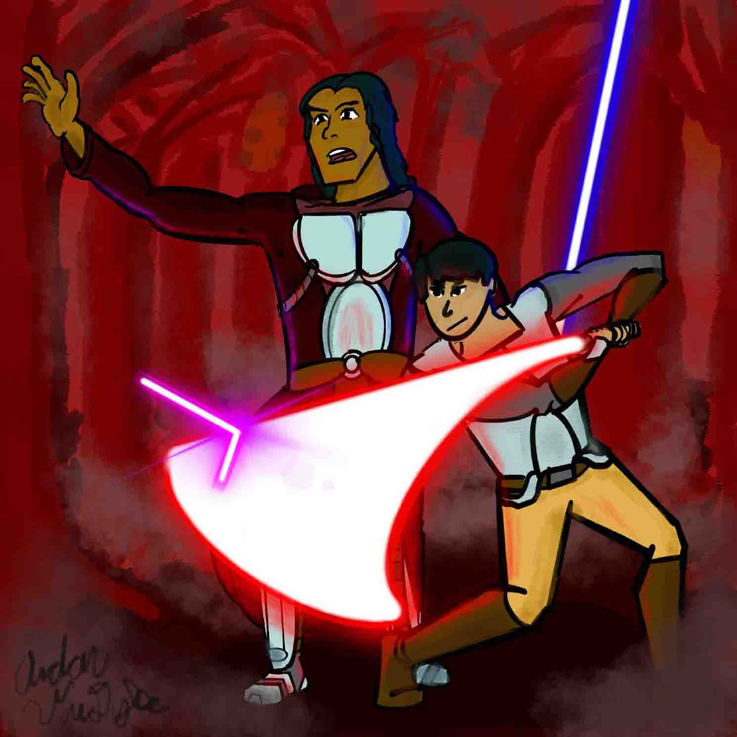 Drayson Quix and Crev Tiberious illustration star wars™