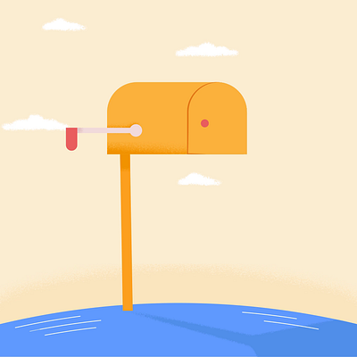 You have got a Post! 2d animation letter mail motion motion graphics post