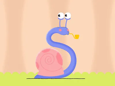 I'm in a hurry 2d 2d animation in hurry motion designer motion graphics snail