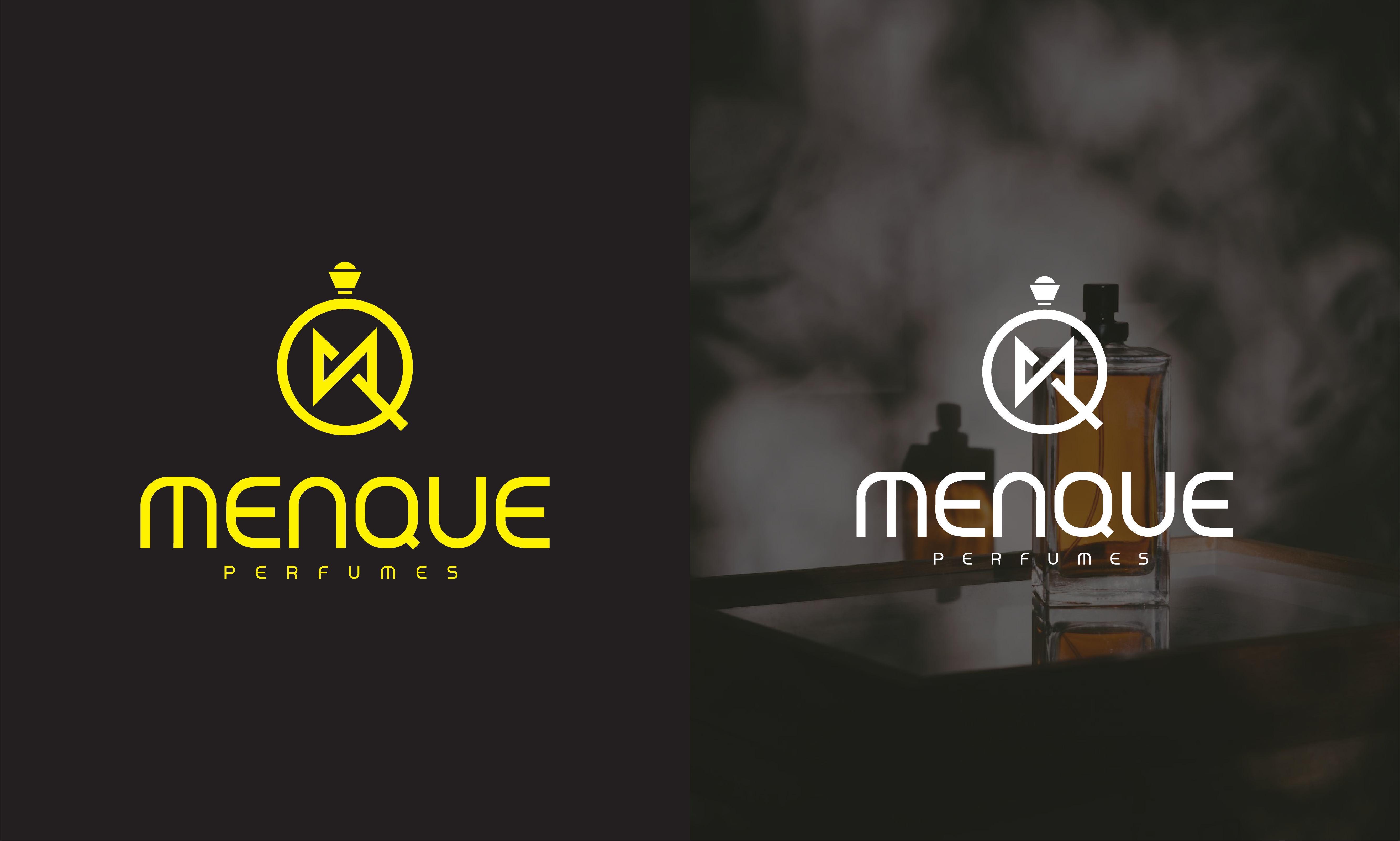 MENQUE Perfumes — Brand Identity & Logo Design brand identity branding branding design cosmetic logo creative logo elegant logo fragrance branding graphic design logo logo design luxury logo minimal logo modern logo monogram logo perfume logo premium branding typography logo