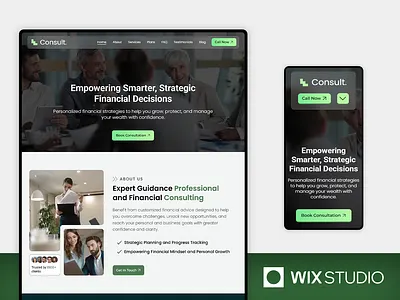 Finance Consultant - Wix Studio Website Template accounting accounting firms cpa practices auditor legal practices auditors beautiful website bookkeeper bookkeeper services consultant law firms tax advisors website template wix studio wix studio website wix studio website template