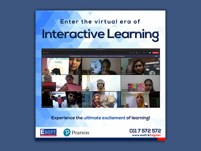 Promoting Interactive learning ~ ESOFT Metro Campus ad adobe photoshop advertisement design digital marketing graphic design interactive learning photoshop social media social media marketing