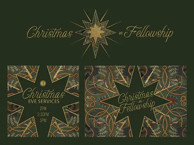 Christmas at Fellowship 2025 christmas illustration christmas typography church branding church christmas church design church event church logo graphic design sermon graphic typography vector