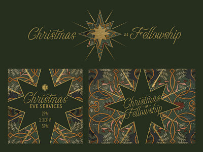 Christmas at Fellowship 2025 christmas illustration christmas typography church branding church christmas church design church event church logo graphic design sermon graphic typography vector