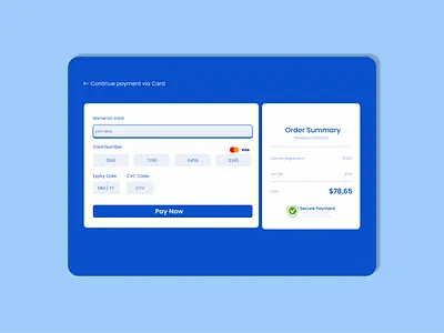 Credit Card Checkout - Daily UI #002 app branding graphic design logo ui