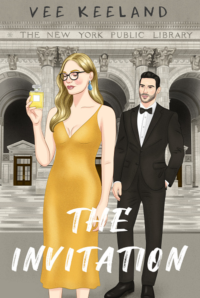 The Invitation Book Cover book book cover design digital art drawing graphic design illustration