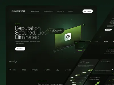 Web Design for Reputation Recovery creative design graphic design hero design landing landing page saas services ui uidesign ux uxdesign web webdesign