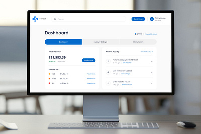 Modern UI Dashboard Design clean dashboard home screen minimalist modern responsive ui