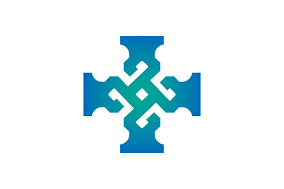 Knot Cross Logo branding company brand logo company branding design graphic design logo modern vector