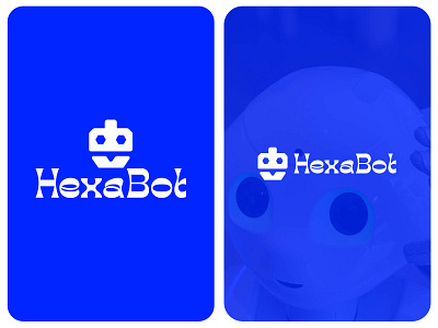 Ai robot logo design branding custome graphic design logo robot