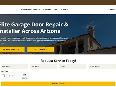 Garage Door Repair Web Design web design wordpress