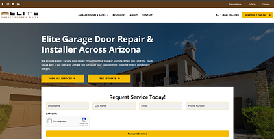 Garage Door Repair Web Design web design wordpress