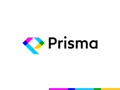 Prisma, architecture studio logo design: P letter + prism architects architecture architecture photography commercial architecture commercial real estate diamond facets industrial architecture interior design landscape design landscaping letter mark monogram logo logo design office building p prism prisma real estate studio urban design