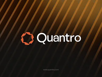 Quantro - Logo & Branding animation brand design brand guideline brand identity branding clean design graphic design logo logo design minimalist minimalist logo modern modern logo motion graphics technology ui uidesign ux uxdesign