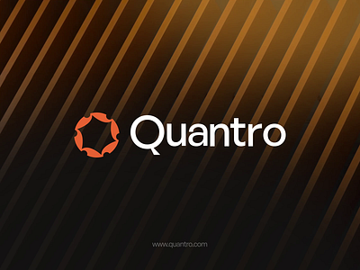 Quantro - Logo & Branding animation brand design brand guideline brand identity branding clean design graphic design logo logo design minimalist minimalist logo modern modern logo motion graphics technology ui uidesign ux uxdesign