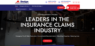 Water Damage Web Design web design wordpress