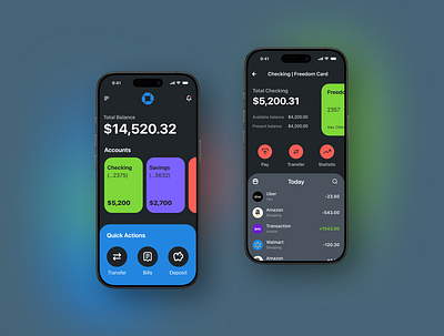Chase banking app app banking bold figma ui ux