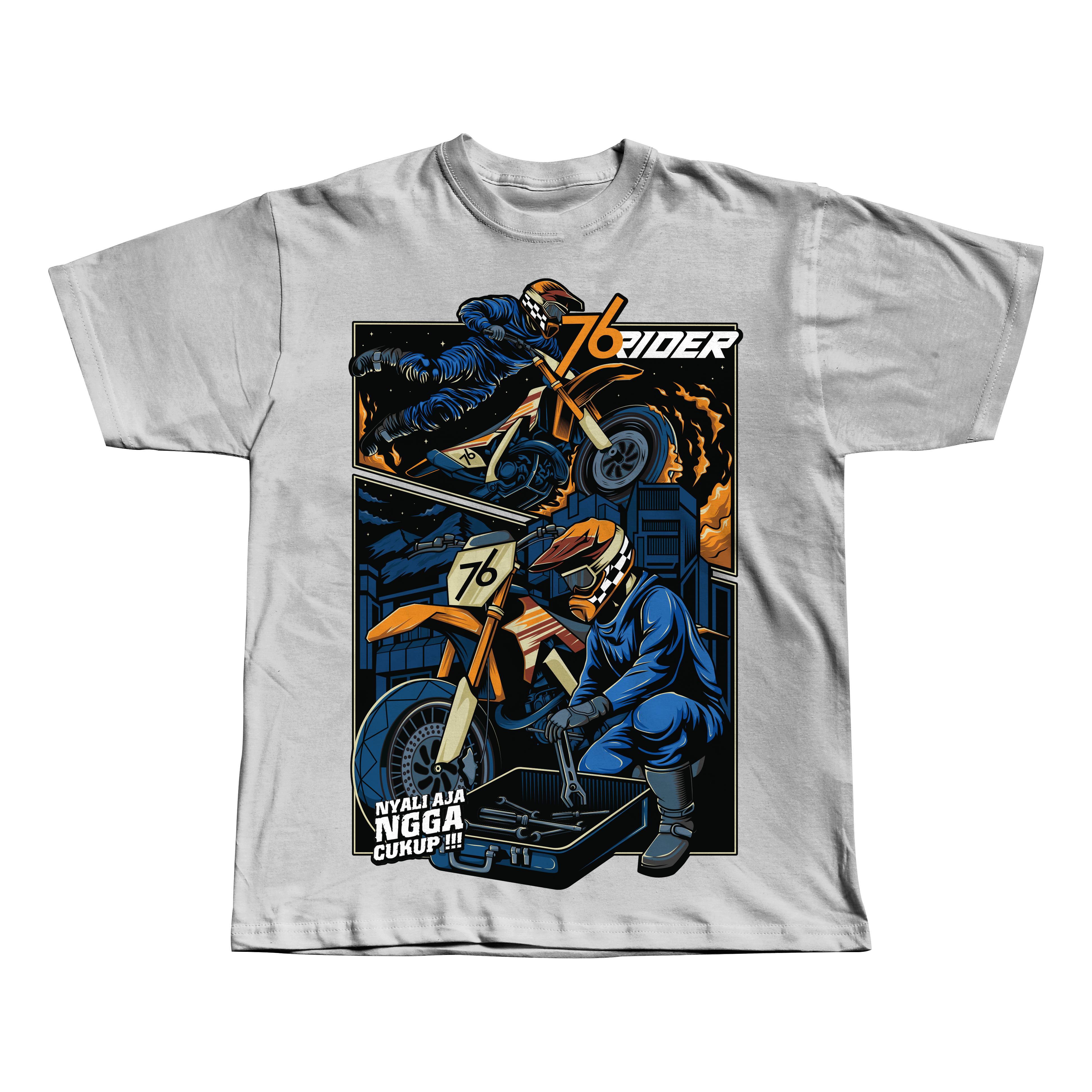 Example of Custom Illustration For Extrem Sports