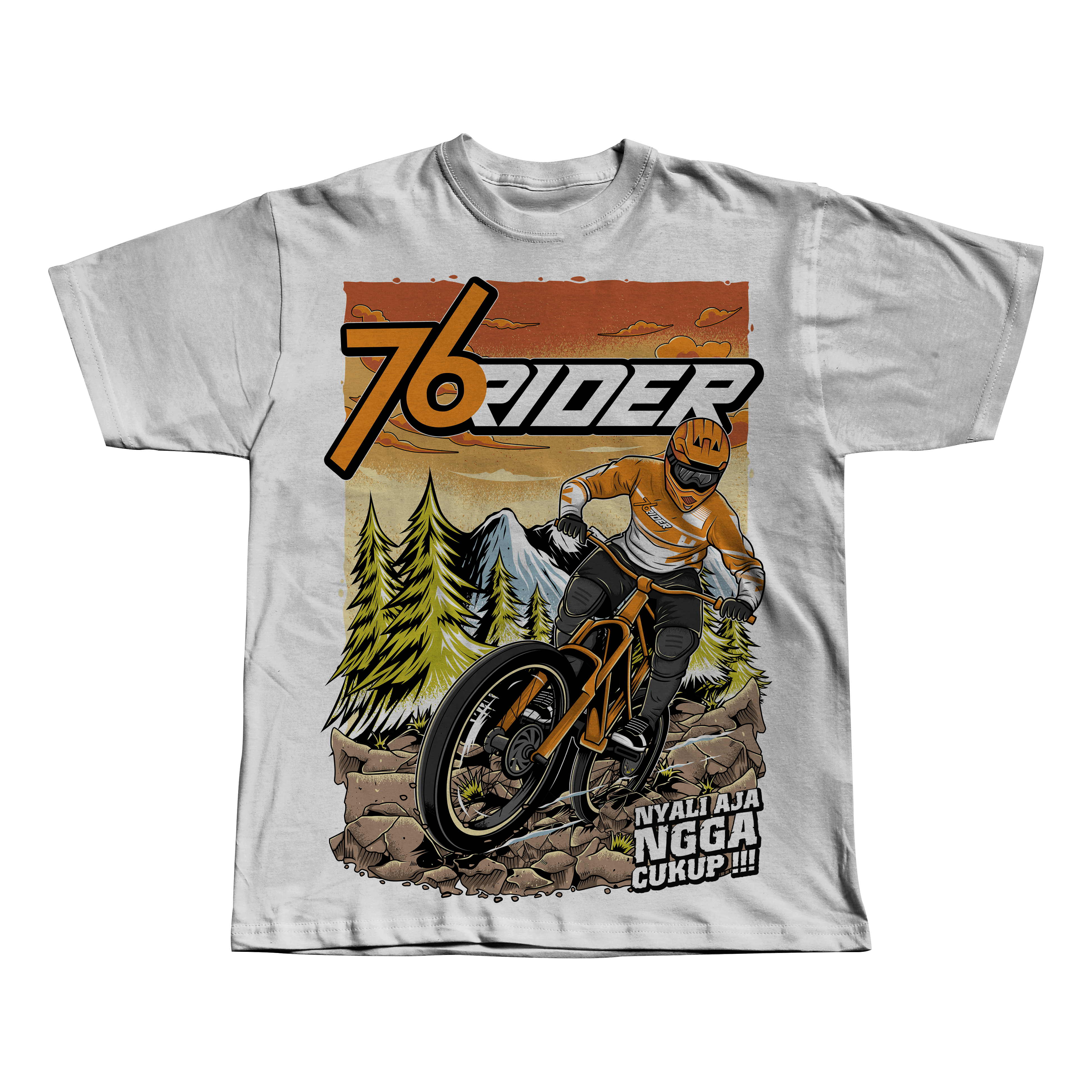 Example of Custom Illustration For Extrem Sports