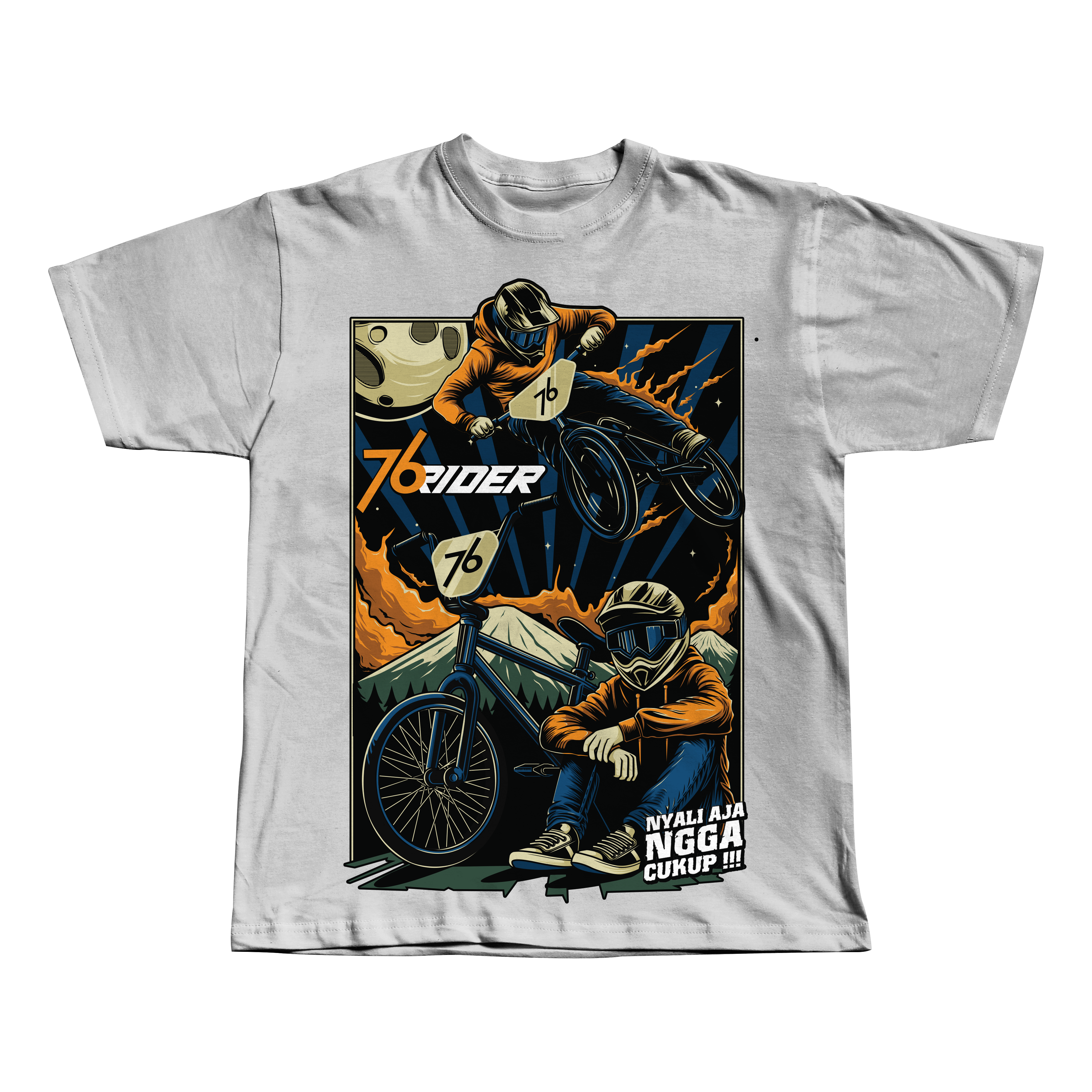 Example of Custom Illustration For Extrem Sports